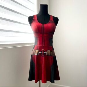 Poprageous Deadpool Halloween Costume Dress in Size XS
